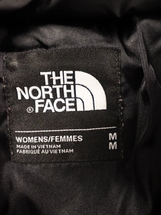 The North Face Miss Metro Parka Women’s Medium Black 550 Down Hooded Long - Picture 3 of 16